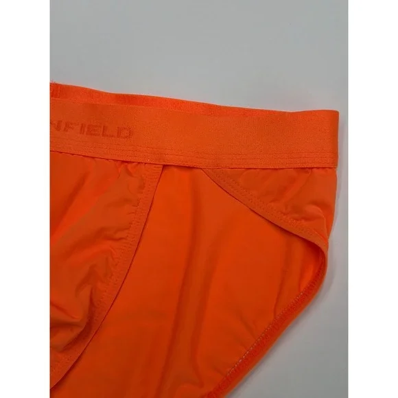 Todd‎ Sanfield Men's Briefs Underwear Orange Elastic Waistband Small - Picture 3 of 6